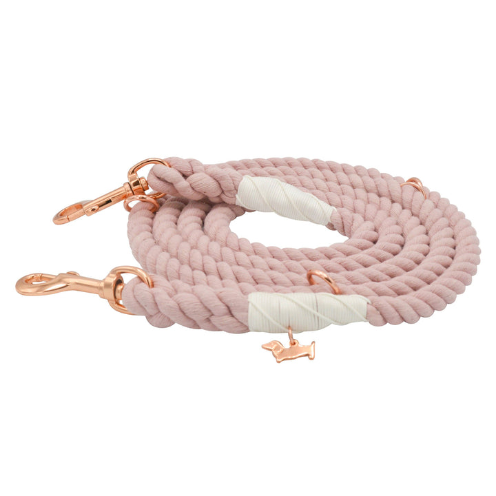Hands Free Rope Leash Rose All Day