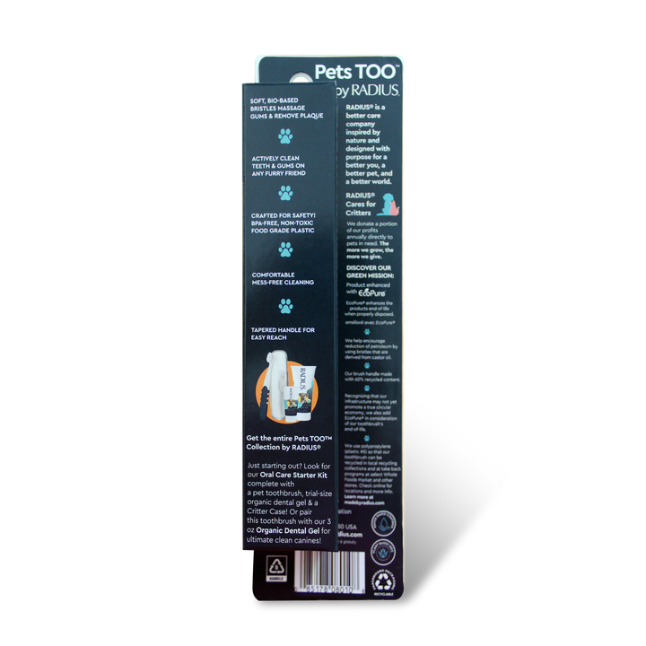 Pet Toothbrush, Lush &amp; Plush, Soft