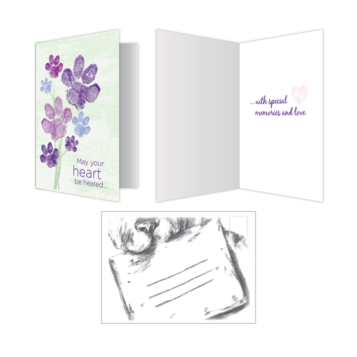 Sympathy Card - May your heart be healed...