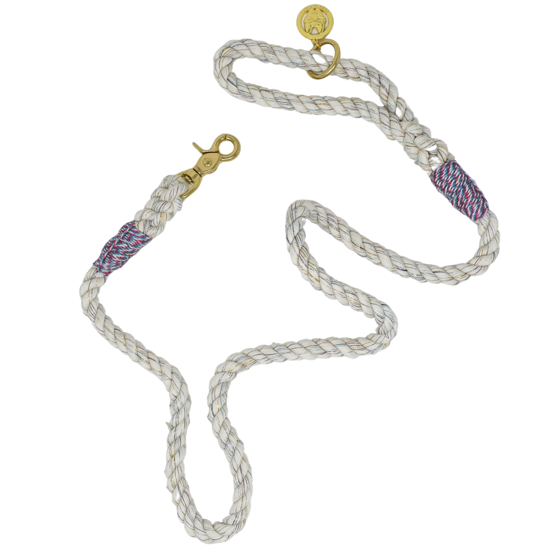 Magnolia Tinsel Rope Leash