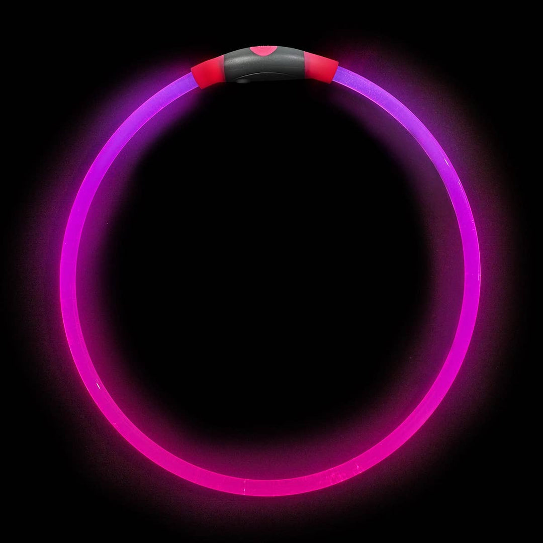NiteHowl® Rechargeable LED Safety Necklace Pink