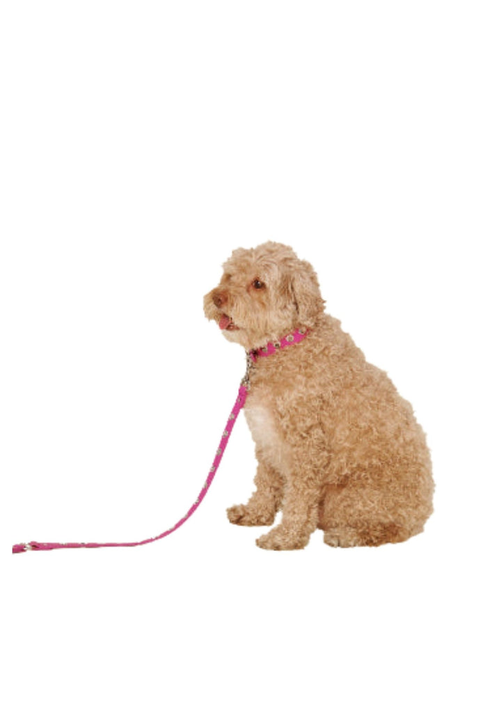 Pink Peony Heart Leash