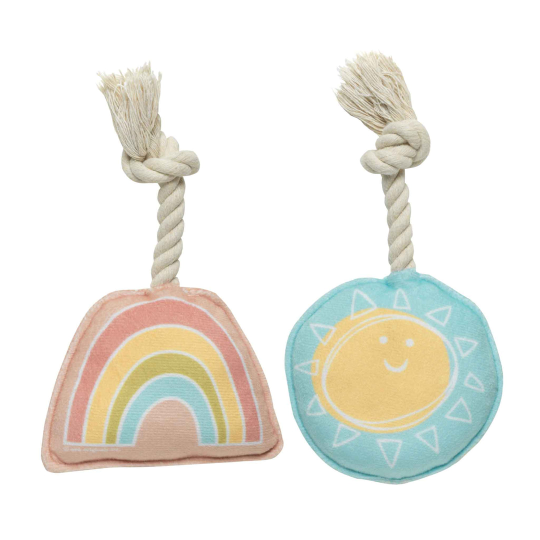 Speckle &amp; Spot | Mini Rainbow &amp; Sunshine Dog Toy Set
