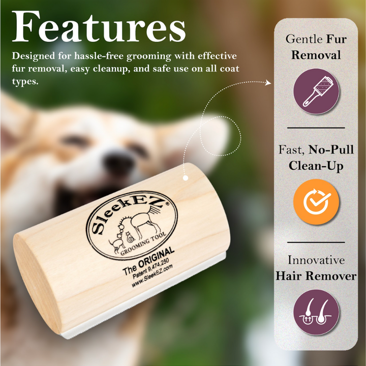 Medium Brush for Shedding and Grooming (5 inch)