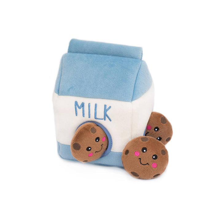 Zippy Burrow Milk and Cookies Dog Toy
