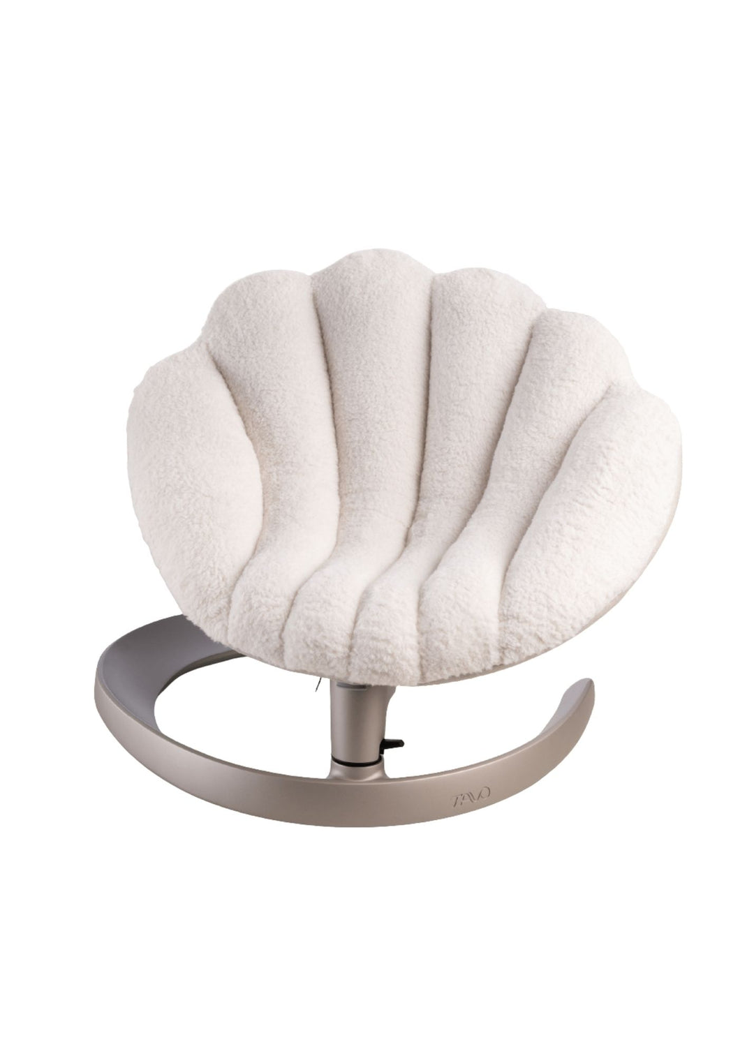 Shell Pet Bed and Swaying Lounger (Latte)