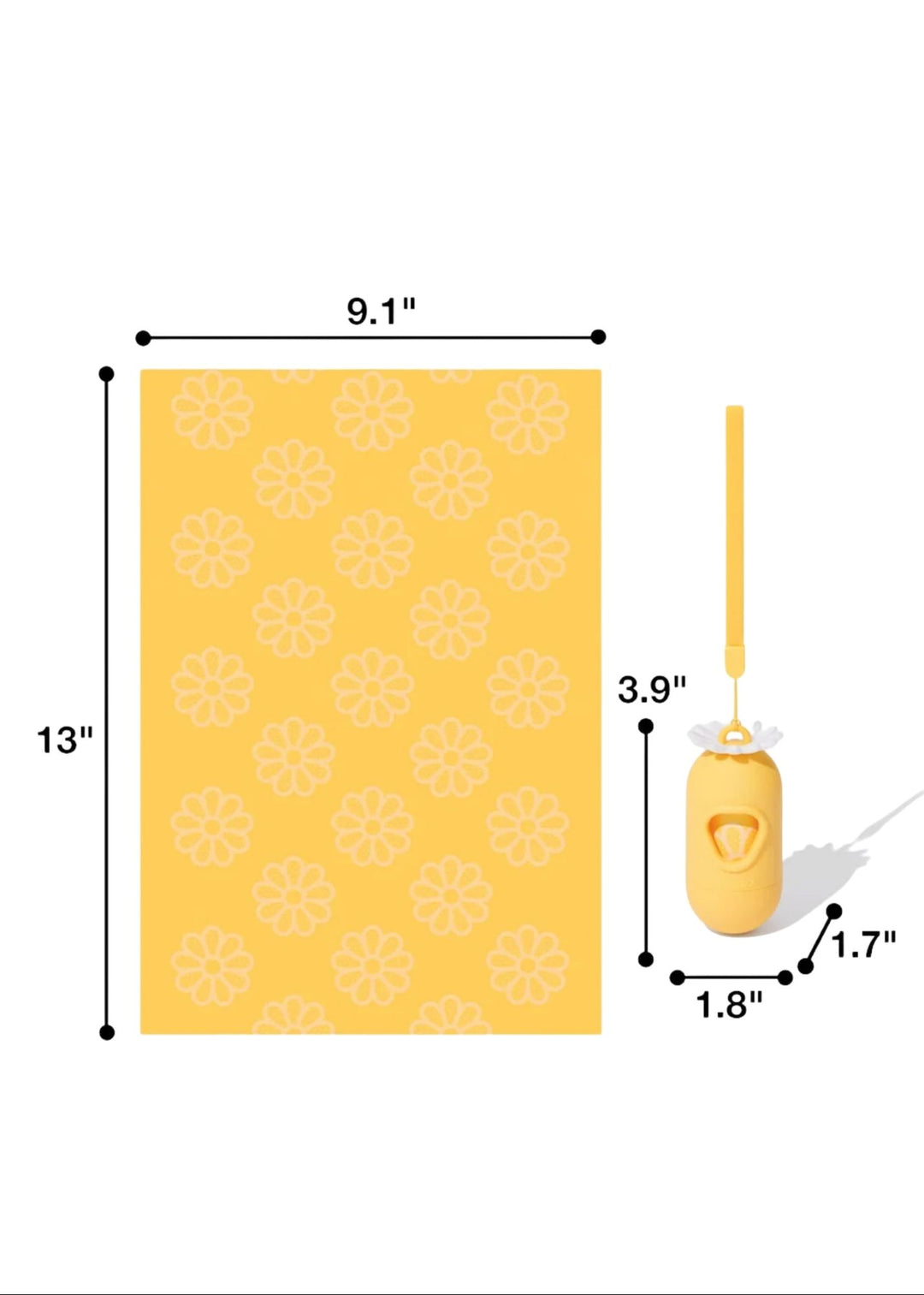Daisy Pet Poop Bags &amp; Dispenser (1 Dispenser + 1 Roll)