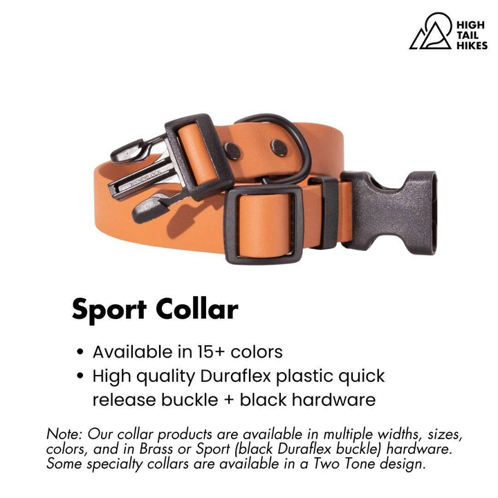 BioThane Collar - Sport (Quick Release Buckle)