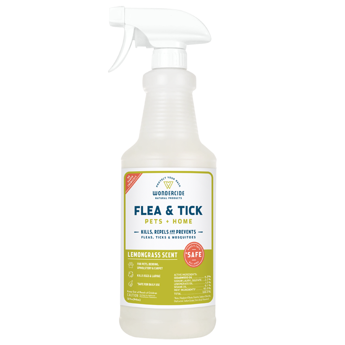 Lemongrass Flea/Tick/Mosquito Spray, 32 oz