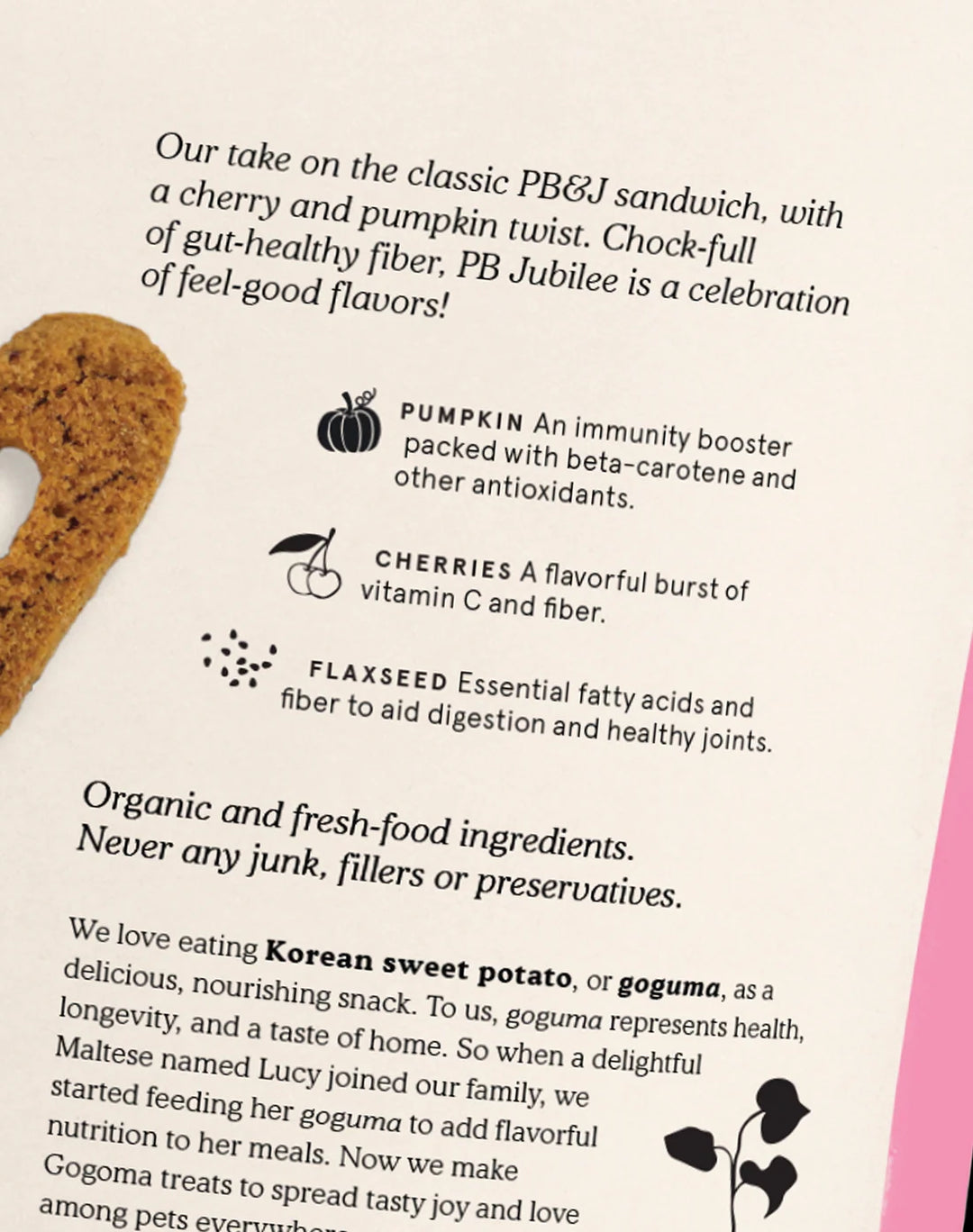 PB Jubilee Sweet Potato Dog Treats