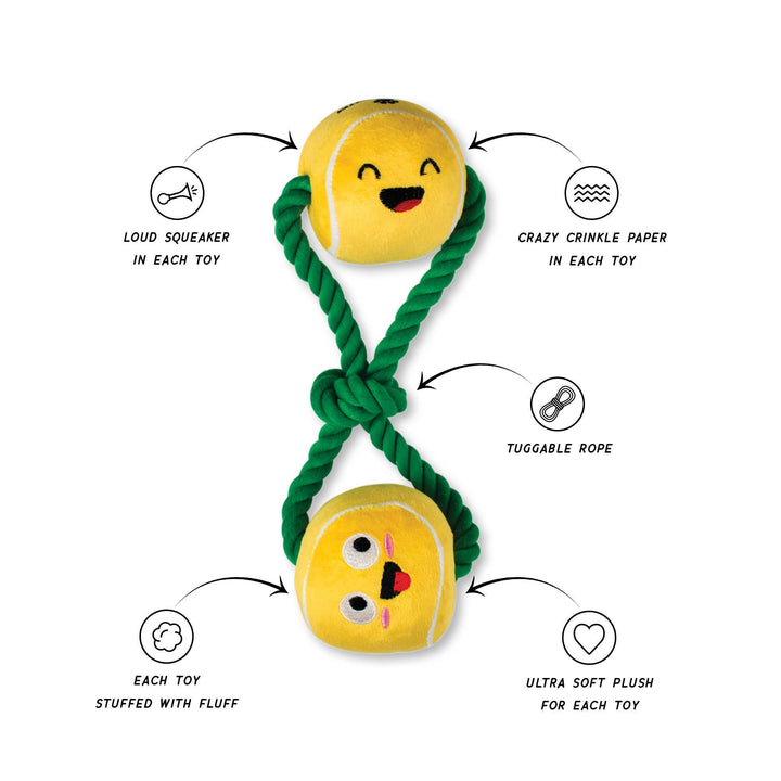 Game Set Match Plush Dog Toy