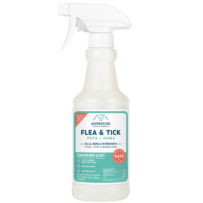 Cedar Flea Tick Mosquito Spray for Pets + Home, 16oz