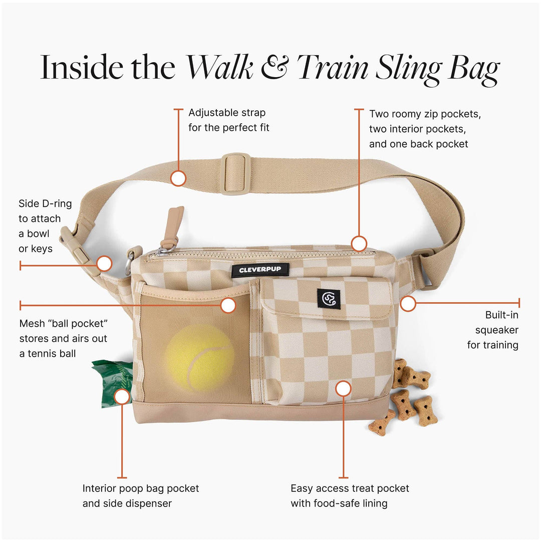 Dog Walk &amp; Train Sling Bag