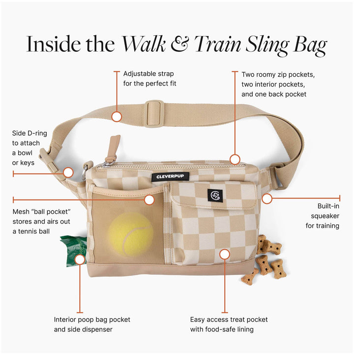 Dog Walk &amp; Train Sling Bag