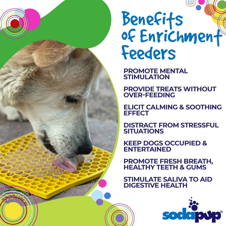 Honeycomb Design Emat Enrichment Licking Mat