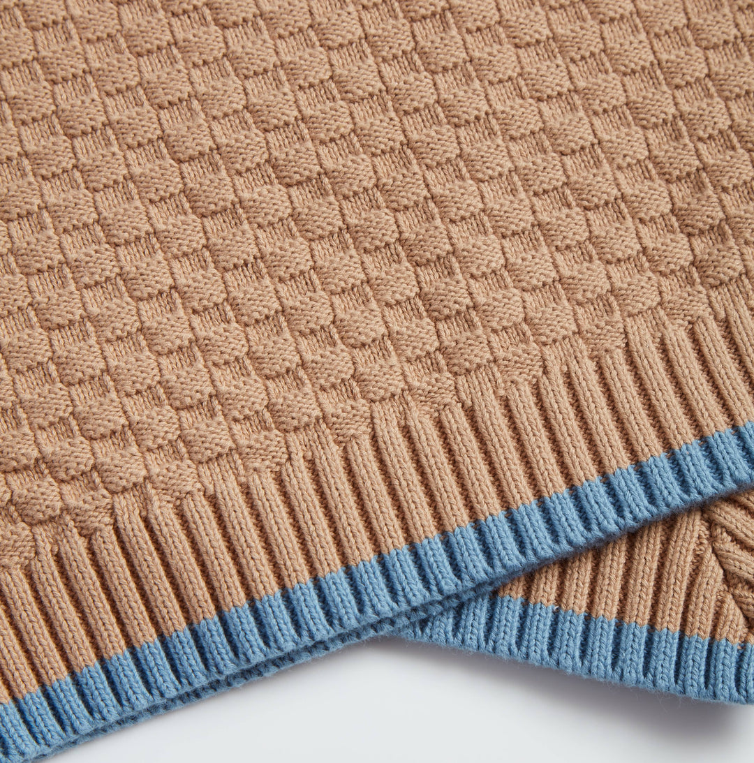 Cory Organic Cotton Pet Blanket – Lightweight Hypoallergenic