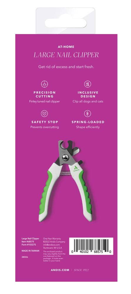 Nail Clipper, Green/White