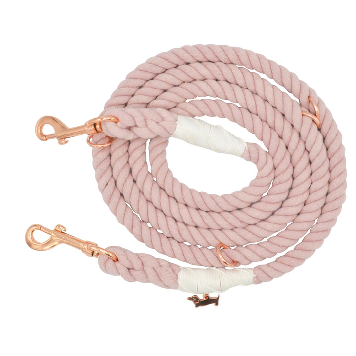 Hands Free Rope Leash Rose All Day