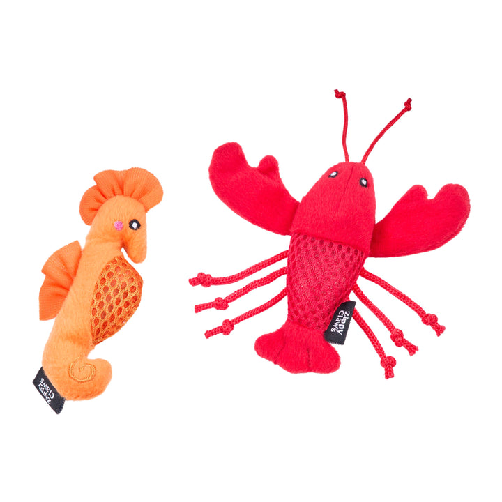 Mesh Mates 2-Pack - Seahorse and Lobster