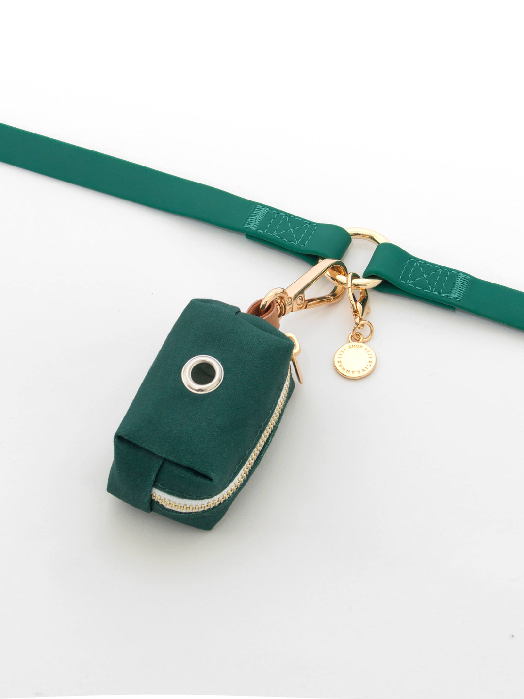 Summer Meadow Green Floral Waste Bag Holder