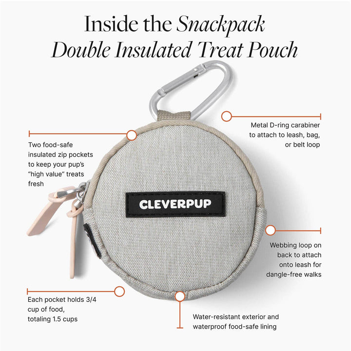 Snackpack Double Insulated Dog Treat Pouch