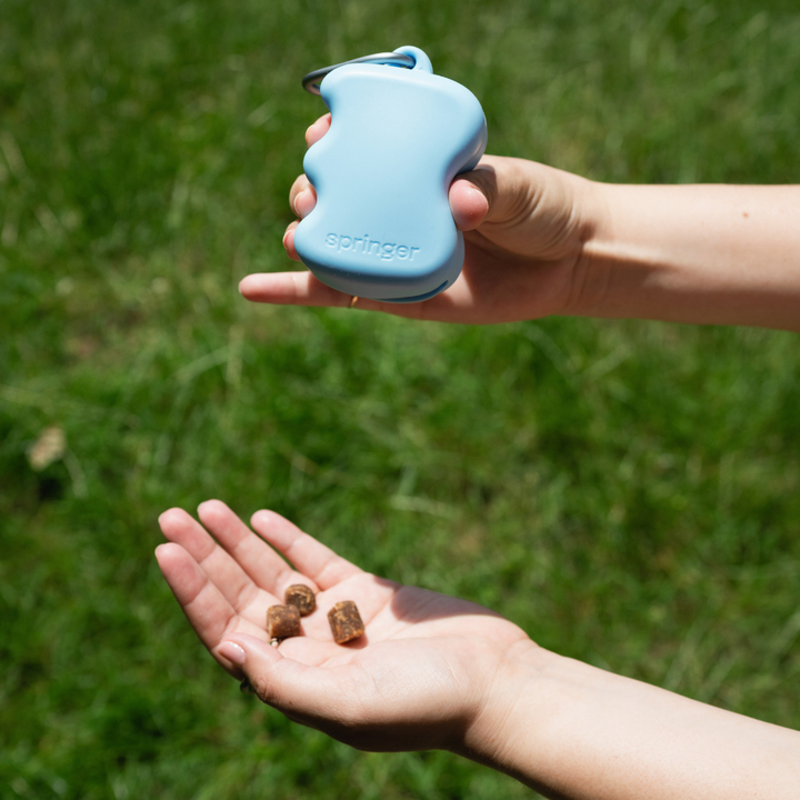 Squeeze Silicone Dog Treat Pouch Dispenser