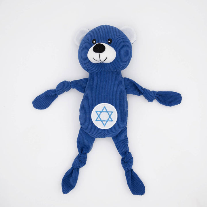 Hanukkah Corduroy Cuddlerz - Bear - Dog Toy