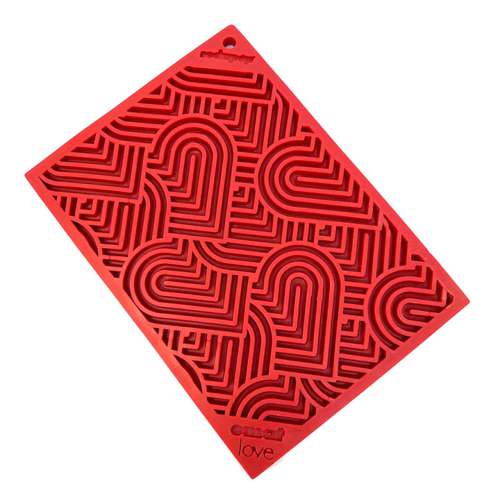 Heart Design Valentine Enrichment Lick Mat