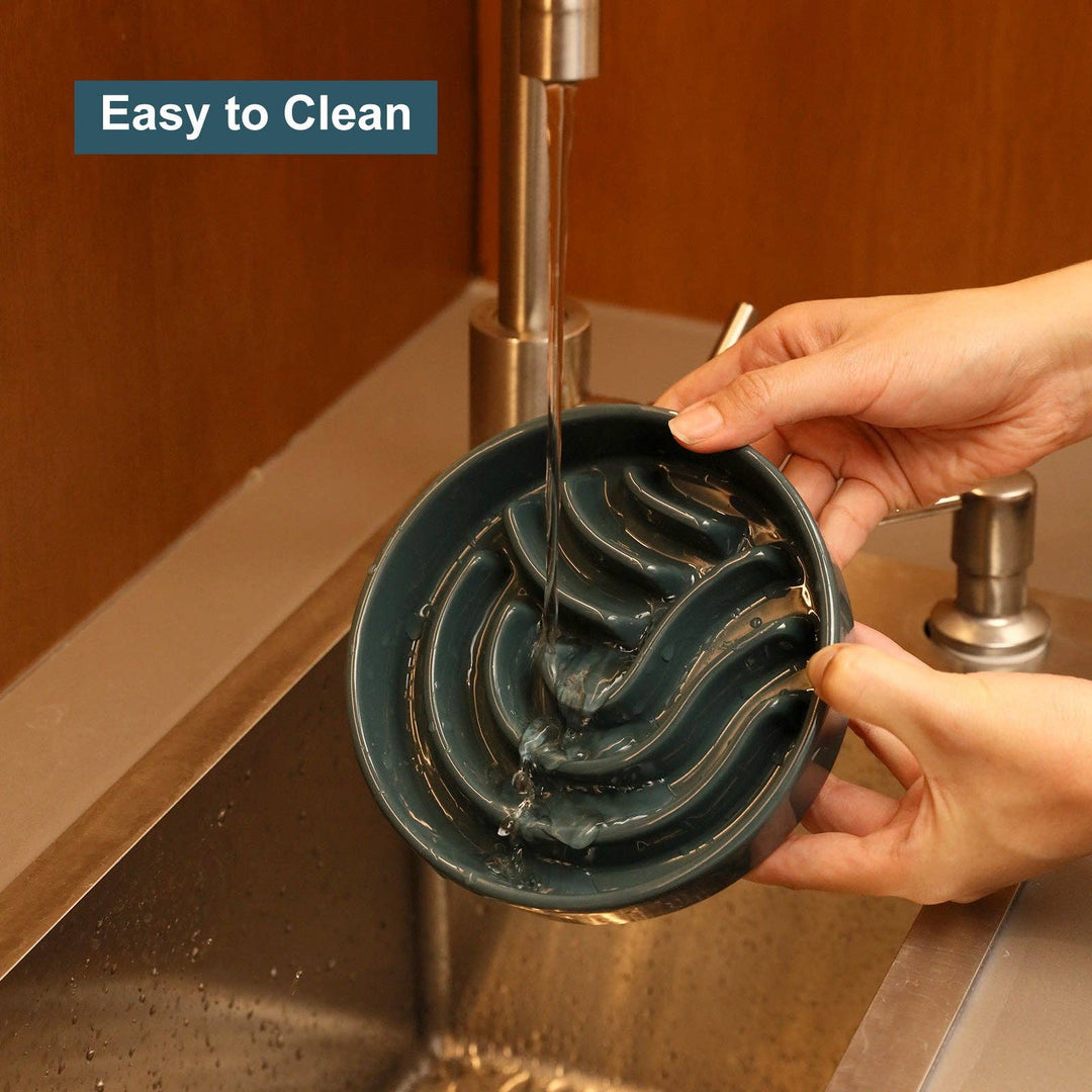 Wave Slow Feeder Dog Bowls