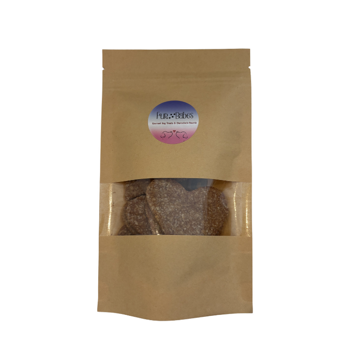 Large Banana Peanut Butter Hearts (2.5oz.)