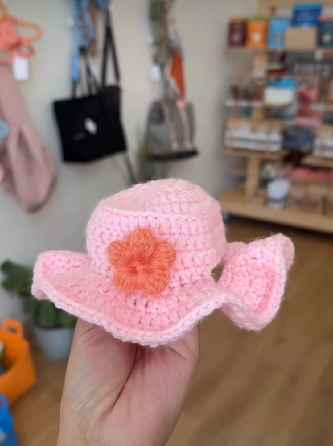 Crochet Flower Hat