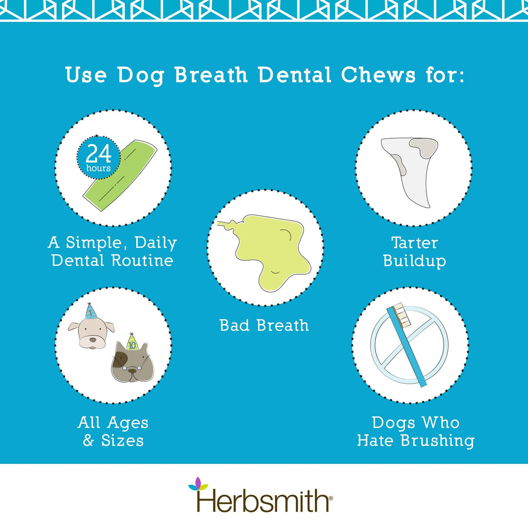 Dog Breath Dental Treats &amp; Powder