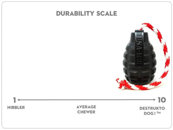 USA-K9 Magnum Grenade: Chew Toy &amp; Reward Toy