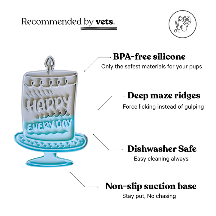 Happy Lick Mat | Blue
