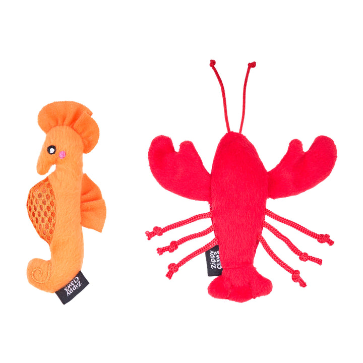 Mesh Mates 2-Pack - Seahorse and Lobster