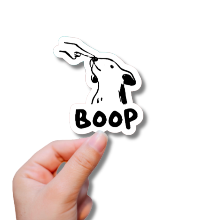 Boop Dog Sticker