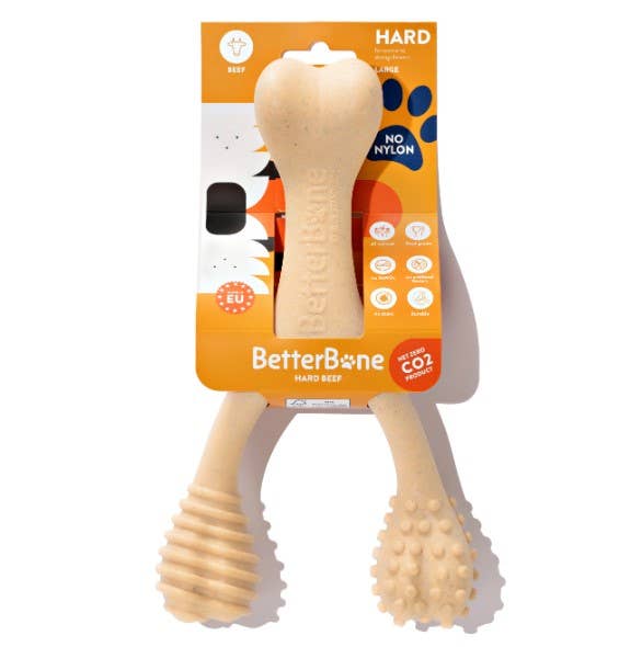 Hard Beef Dog Chew Toy Large