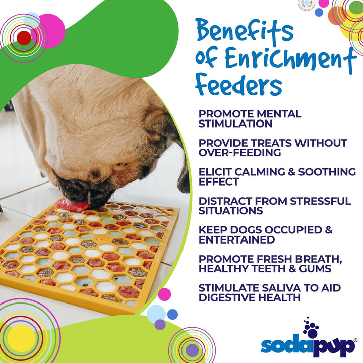 Honeycomb Design Emat Enrichment Licking Mat