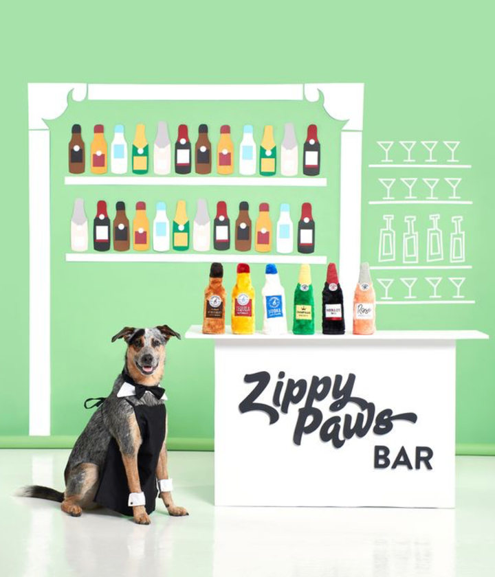 Happy Hour Crusherz Champagne Dog Toy