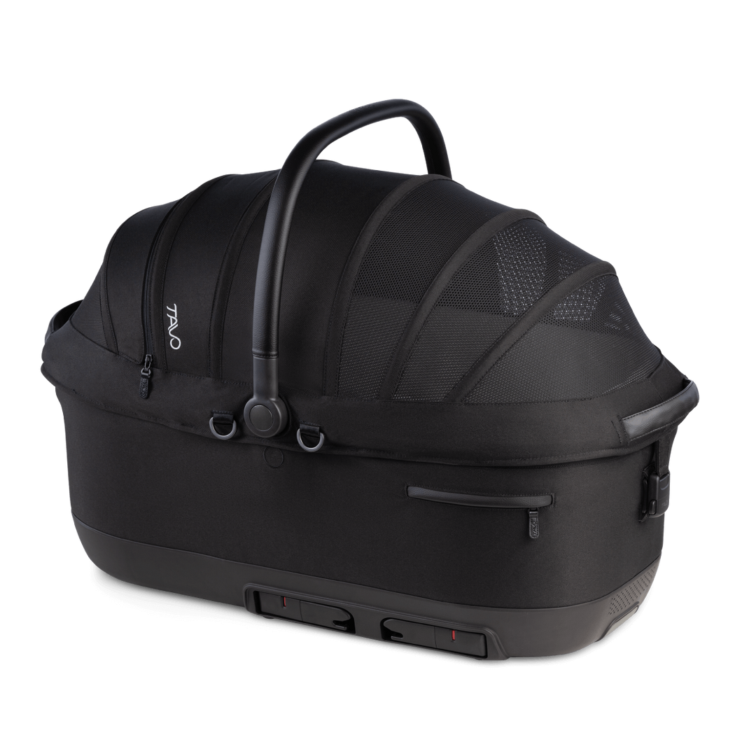 Onyx+Black Maeve iso7X-R Wind + Roscoe Trek Pet Car Seat and Stroller Travel System