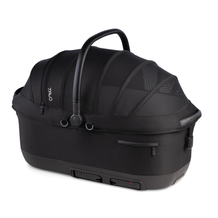 Onyx+Black Maeve iso7X-R Wind + Roscoe Trek Pet Car Seat and Stroller Travel System