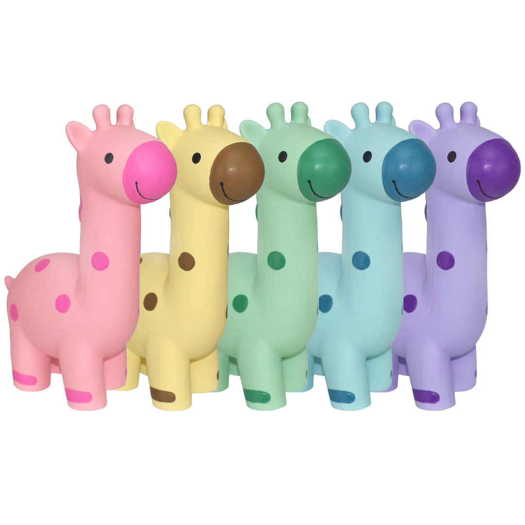 Minipet Latex Giraffe Dog Chew Toy 5.75"