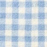 Sky Blue Gingham Lady Dog Bow