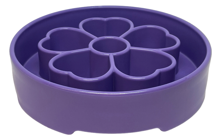 Flower Design eBowl Enrichment Slow Feeder Bowl