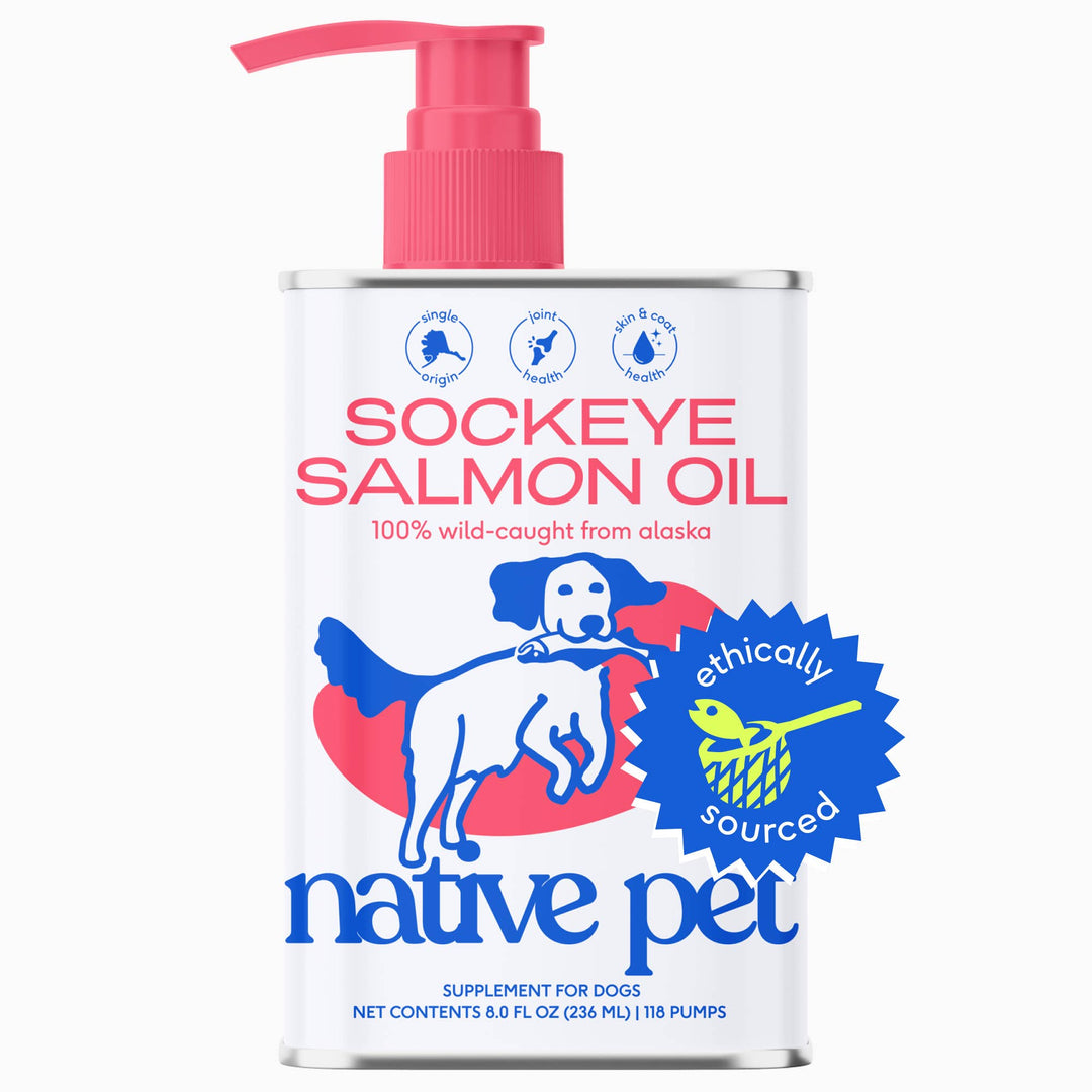 Wild-Caught Alaskan Sockeye Salmon Oil, Skin &amp; Coat Health