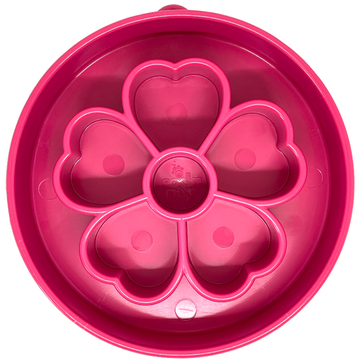 Flower Design eBowl Enrichment Slow Feeder Bowl