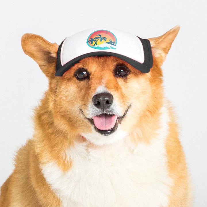 California Surfer Dog | Trucker Hat for Dogs