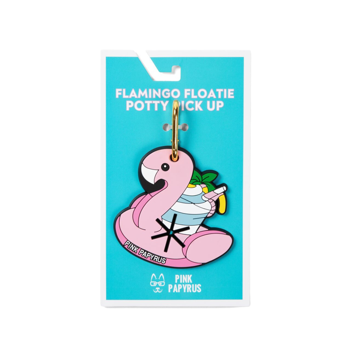 Flamingo Floatie Poop Bag Holder
