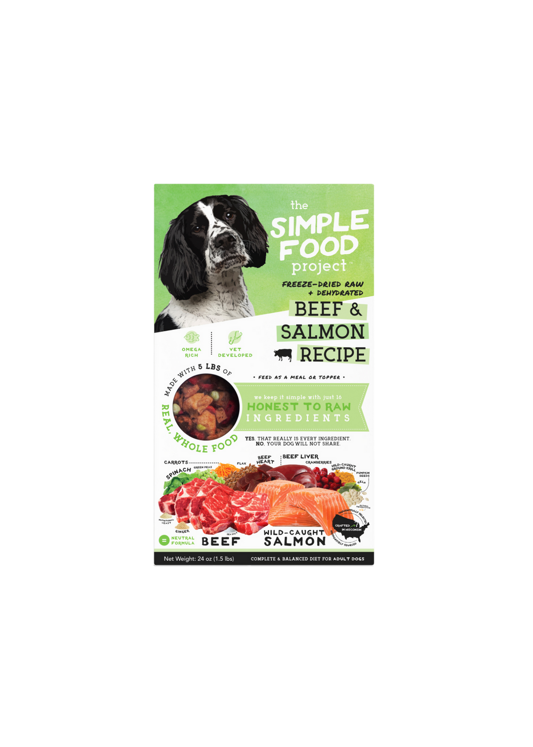 Beef &amp; Salmon Recipe, Original Nuggets