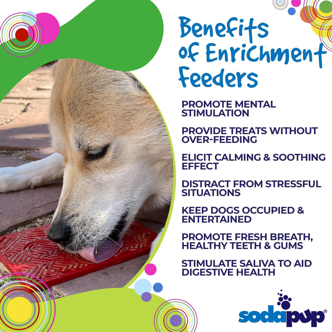 Heart Design Valentine Enrichment Lick Mat